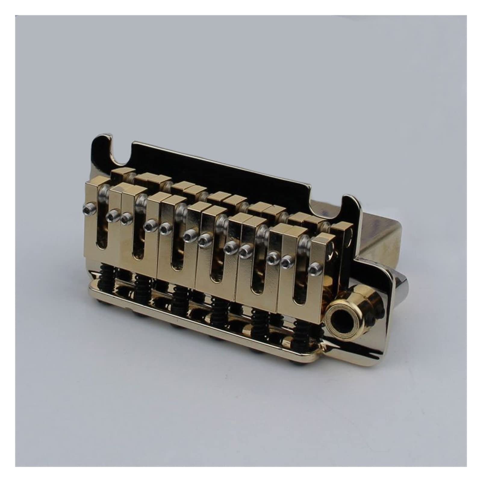 Parti di ricambio chitarra 1 set per chitarra elettrica ponte tremolo sistema tremolo sella in ottone e base e molla in ottone
