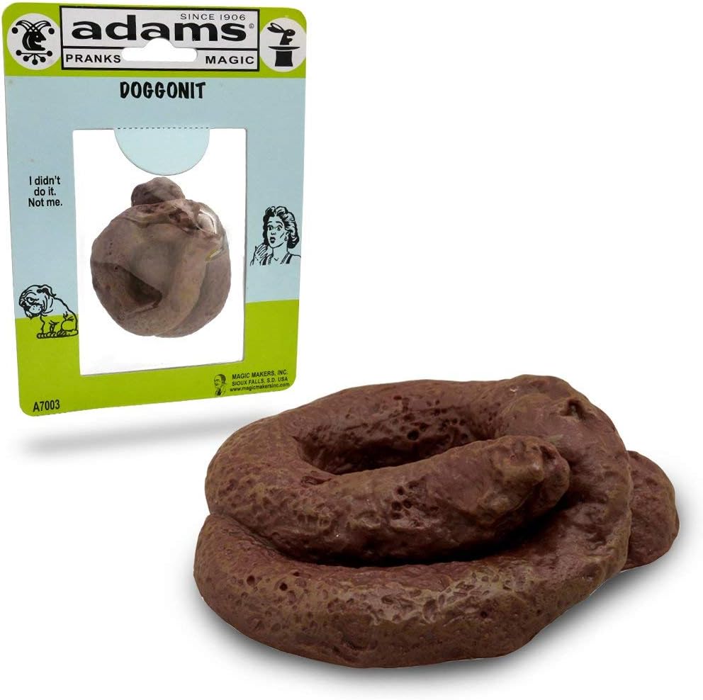 Adams Pranks and Magic - Doggonit Fake Doggie Doo - Classic Novelty Prank Toy