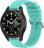 Vista 6 de Correa de reloj de silicona de 0.78 pulgadas de repuesto para Garmin Forerunner 245/245 Music, Vivoactive 3, Vivoactive 5, Venu, Venu Sq, Fenix