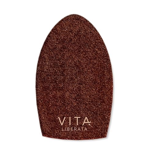 Vita Liberata Manopla autobronceadora de terciopelo de lujo de doble cara, diseñada para uso facial y corporal, aplicación mezclada sin rayas,