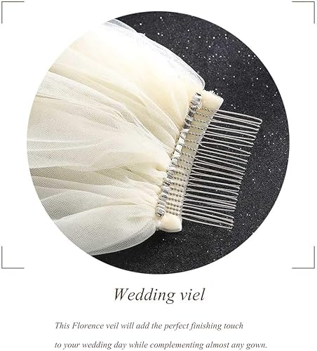 Miniatura 4 de CanB Velo de novia velo largo velo de novia longitud catedral suave velo novia vestido de pelo con peine 2T 118 pulgadas para mujeres y niñas