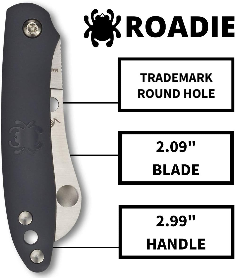 Spyderco Roadie Folding Pocket Knife, PlainEdge image 4