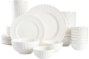 Gibson Home Zen Buffet Porcelain Plates Sets for 8
