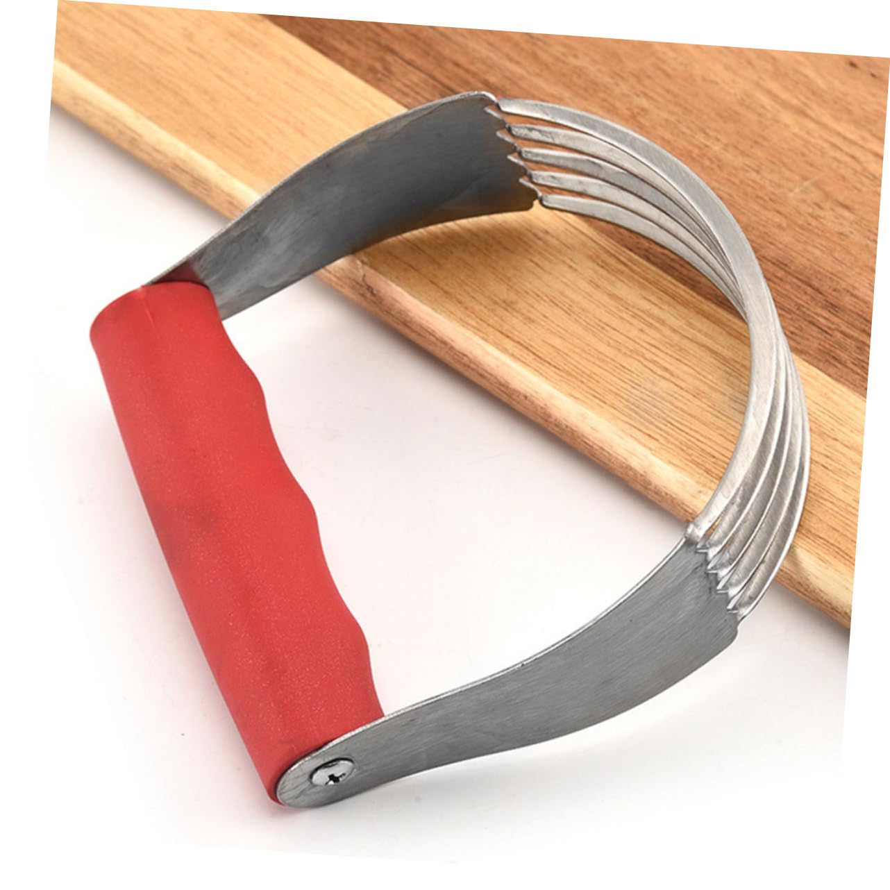 Mikinona Pastry Mixer Cutter Stainless Steel Dough Stirrer Comfortable to Hold Handle Versatile Use