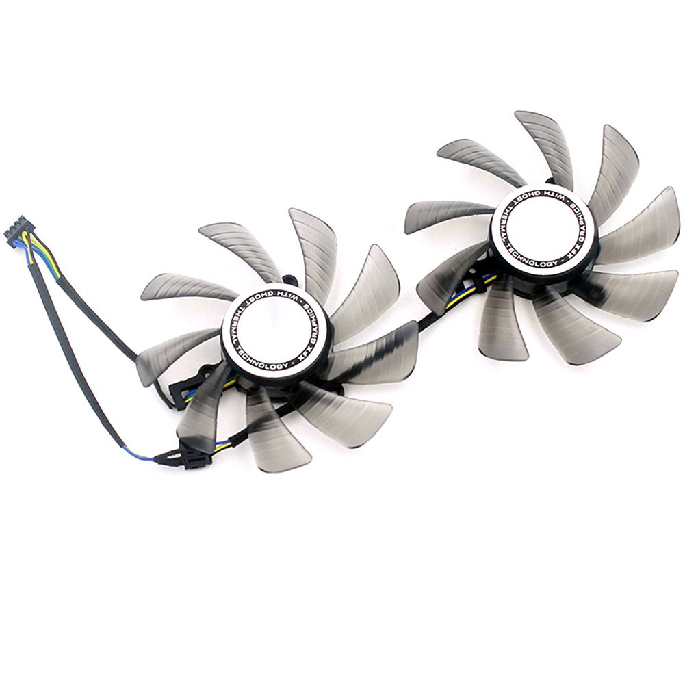 FD9015U12S 85MM 4Pin Cooling Fan For Sapphire XFX AMD Radeon HD7950 HD 7970 Dual-X Cooler Fans (2pcs/lot)