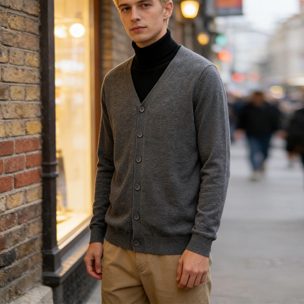 Cardigan da Uomo Maglieria Leggera