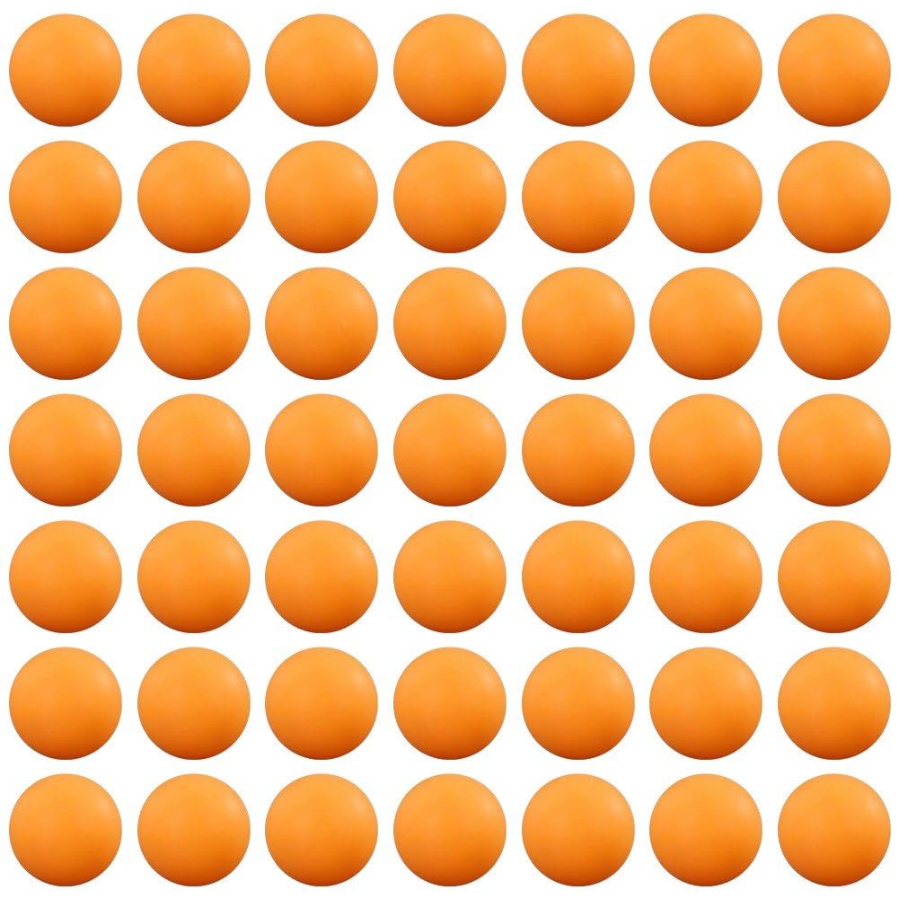 ATOZS Lot De 100 Balles De Ping-pong – Entraînement Avancé, Sans Couture, Orange, Diamètre 40 Mm – Rebond Durable