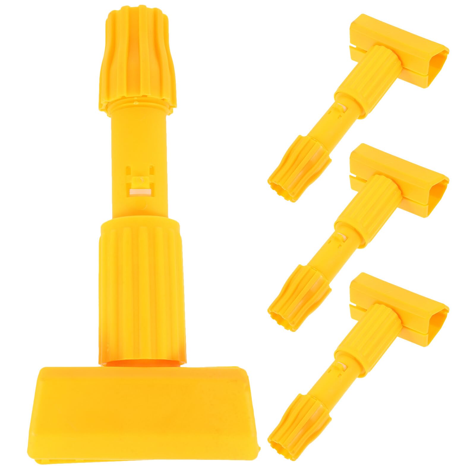 COLLBATH 4pcs Heavy Duty Commercial Mop Head Clamp Detachable Mop