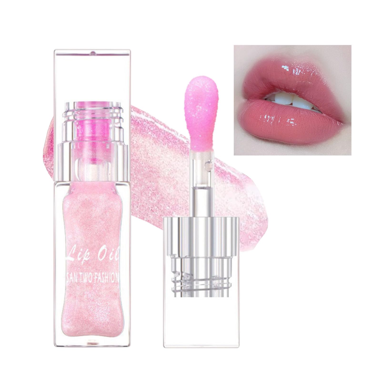 Color Changing Lip Oil, Magic Color Changing Lip Oil V2, Lip Oil,Warm Change Moisturizing Lip Gloss, Nourishing Lip Glow Oil Non-Sticky Primer Lip Tint (Changing Color)