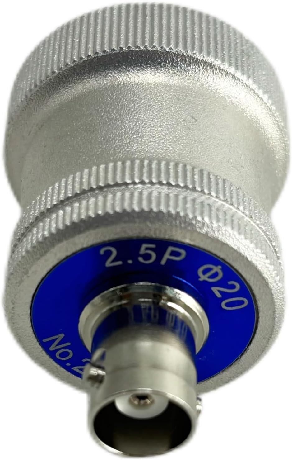 NDT Ultrasonic Flaw Detector Straight Beam Probes Transducers Single Crystal Elements 2.5PD 20mm 5MHz Q9-Q9 Connector for JITAI910 KUT650 KUT680 Ultrasonic Flaw Detector Meter Tester ASTME164