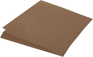 MECCANIXITY 75 Sheet Origami Paper Double Sided 10x10" Coffee Color