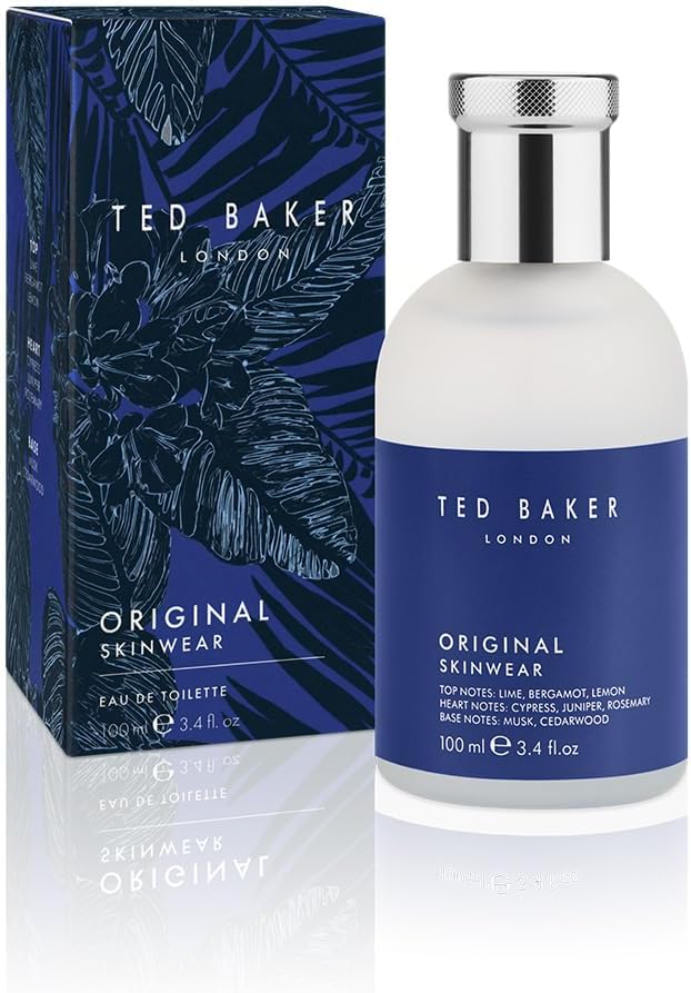 Original Skinwear Eau de Toilette for Men Woody Aromatic Fragrance with Lime, Bergamot, Sandalwood, Amber, Citrus, Refreshing, Mens Cologne Spray for Him, 3.4 fl oz / 100ml