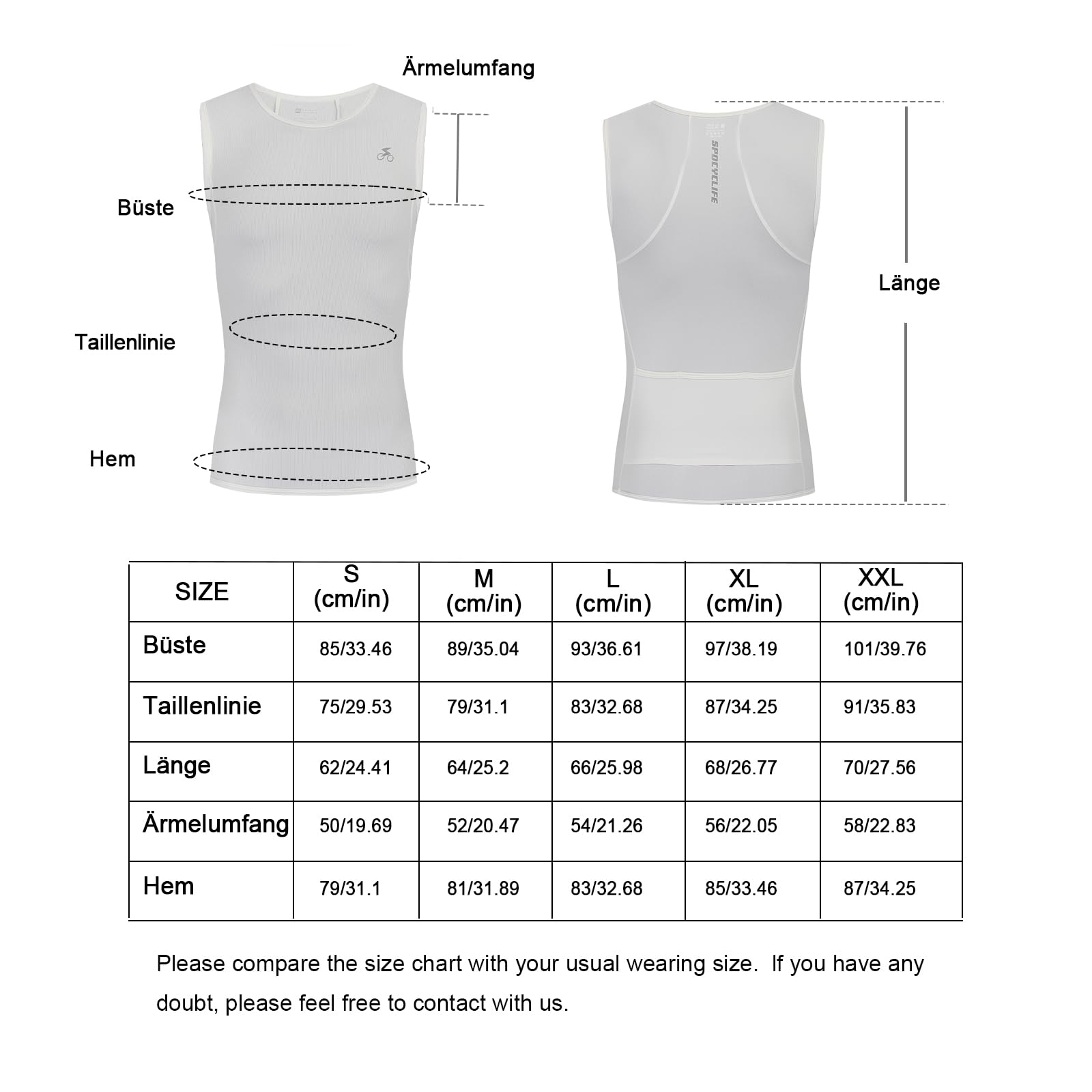 Maillot de ciclismo sin mangas transpirable con 3 bolsillos para hombre