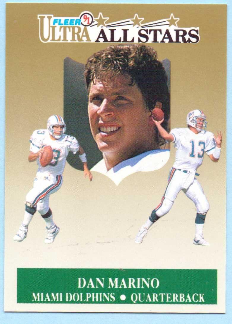 Dan Marino 1991 Fleer Ultra Ultra All-Stars #5 - Miami Dolphins