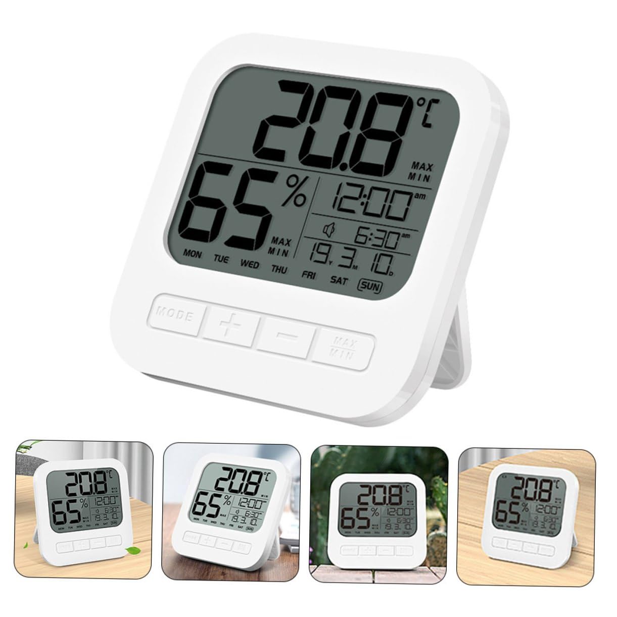 DOITOOL Hygro - Indicatore elettronico per casa, casa, ufficio, alta precisione, umidità per il monitoraggio del clima
