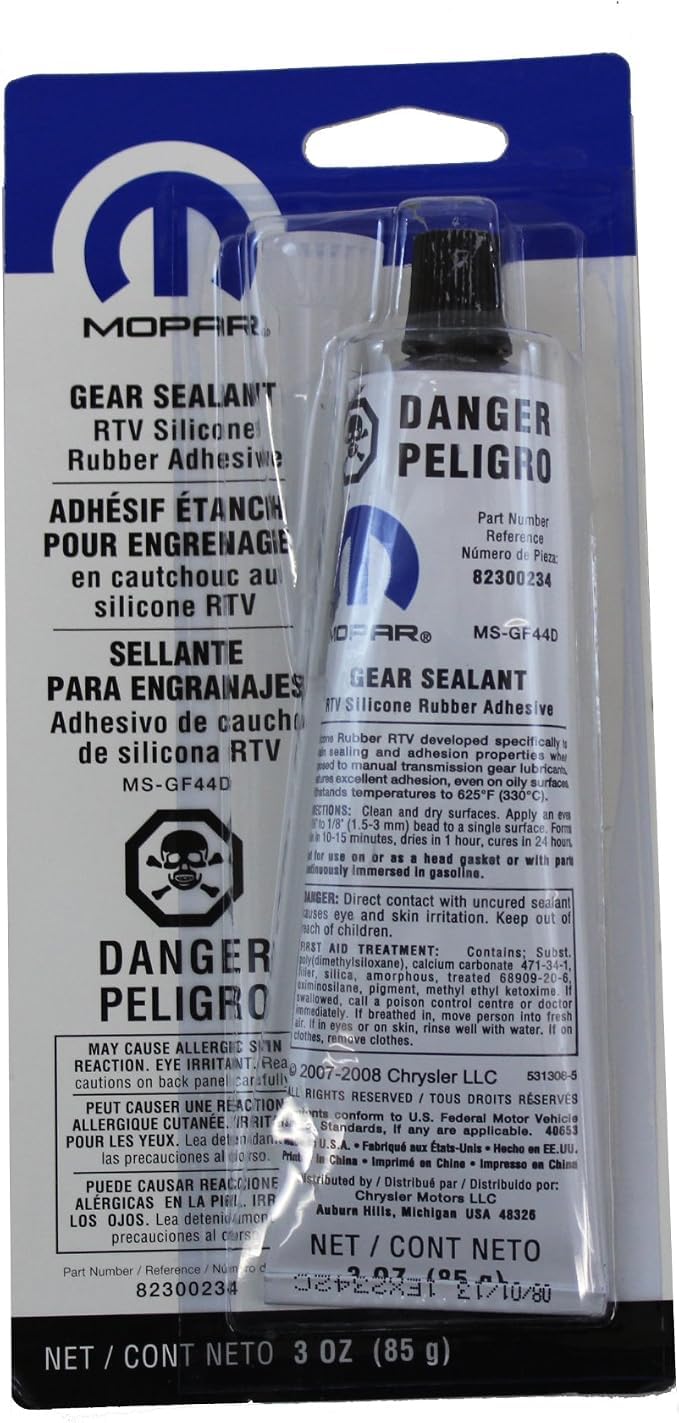 Chrysler 82300234AB Genuine Accessories 82300234 RTV Silicone Rubber Sealant - 3 oz. Tube-picture-11