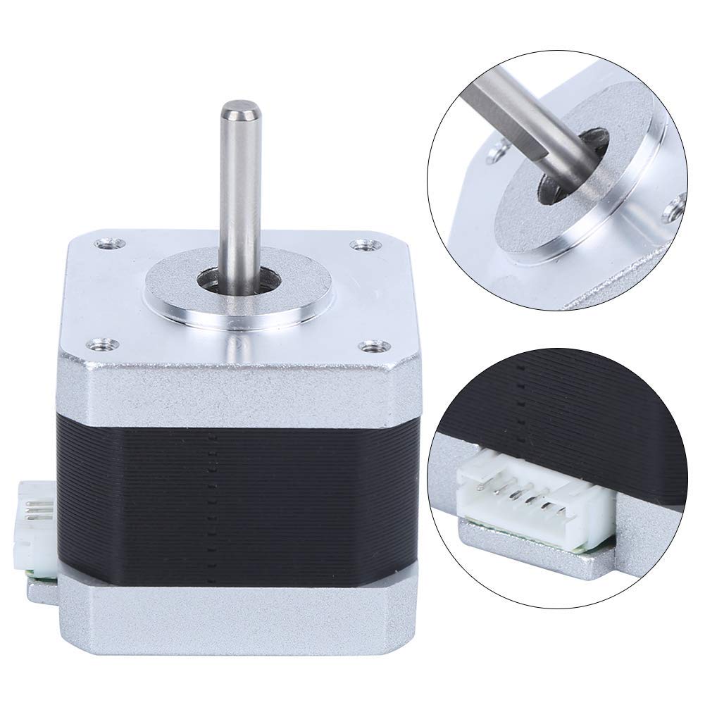 Moteur Pas à Pas Nema17 17HS4401 avec Câble 4 Broches pour Imprimante 3D et CNC Moteur Professionnel pour Axes XYZ