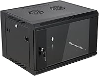 Vista 8 de Gabinete de servidor de montaje en pared de 12U Gabinete de red Rack Enclosure Puerta