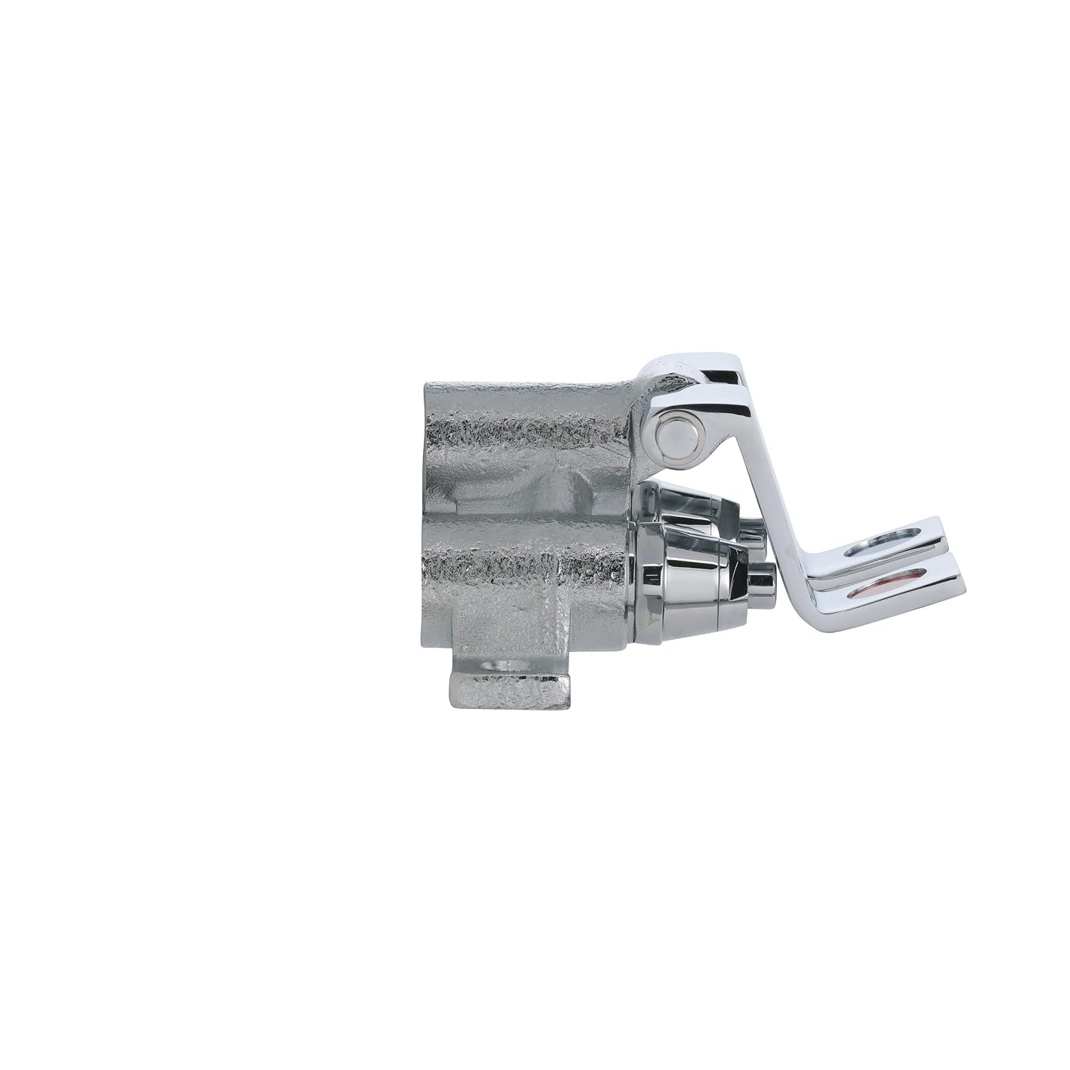 Encore Foot Valve with Dual Pedal and Rough Chrome Valve Body, Retail Packaging