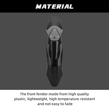 CHANGCHENG Motorcycle Front Fender Mudguard for Talaria | Carbon Fiber Pattern Mud Guard Protector Mudguard for Talaria Sting MX3/MX4 Electric Dirt Bike