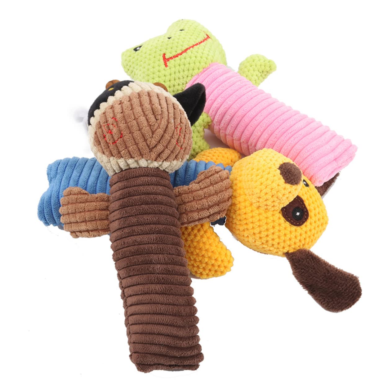 BESPORTBLE 9 Piezas Juguetes de Cachorro de Peluche pequeño Perro de Juguete Juguetes para la dentición de Mascotas Juguetes para Perros pequeños Juguete Perro pequeño Verduras chirriantes