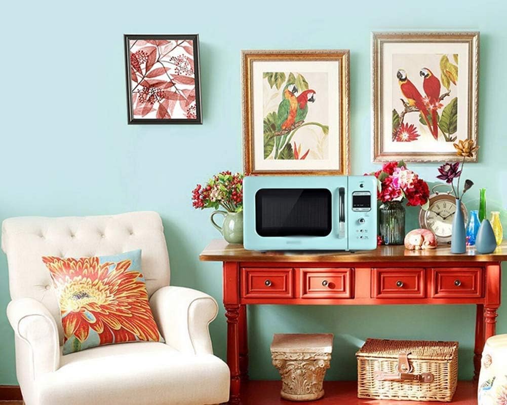 20L Countertop Microwave Oven with 60 Minutes Timing-Memory Turntable-Microwave with Smart Sensor, Easy Clean Interior