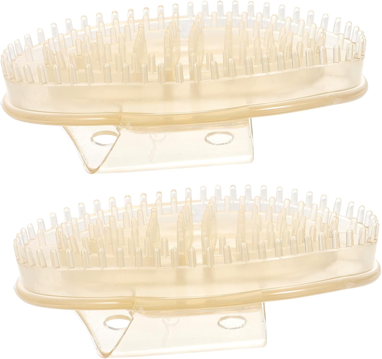 2pcs Handheld Massage Brush Meridian Therapy Tool for Neck Back Legs More Portable Acupressure Body Brush for Muscle Relaxation Circulation Lightweight Travel-Friendly Design