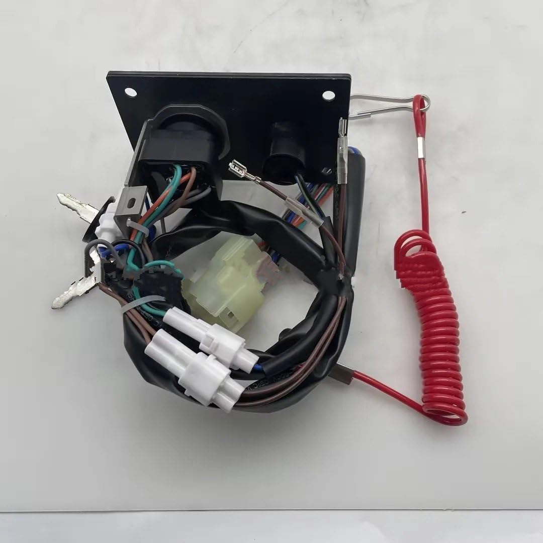 Blokada stacyjki Pasuje do pojedynczego silnika zaburtowego Suzuki 37100-96J24 37100-96J27 Panel przełącznika kluczyka zapłonu Stacyjka samochodowa