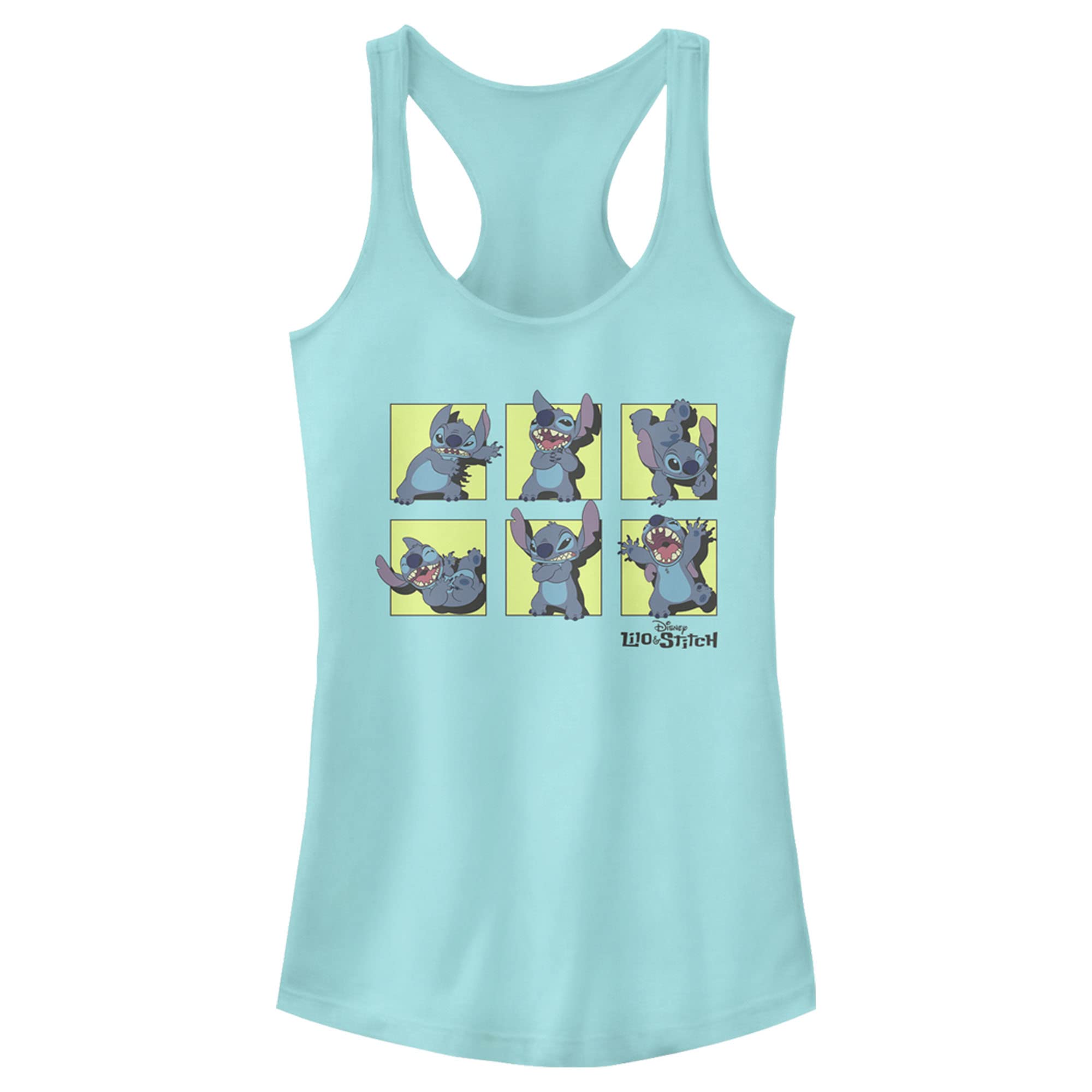 Disney Girls' Lilo Stitch Poses Slim Fit, Scoop Hem Racerback Tank