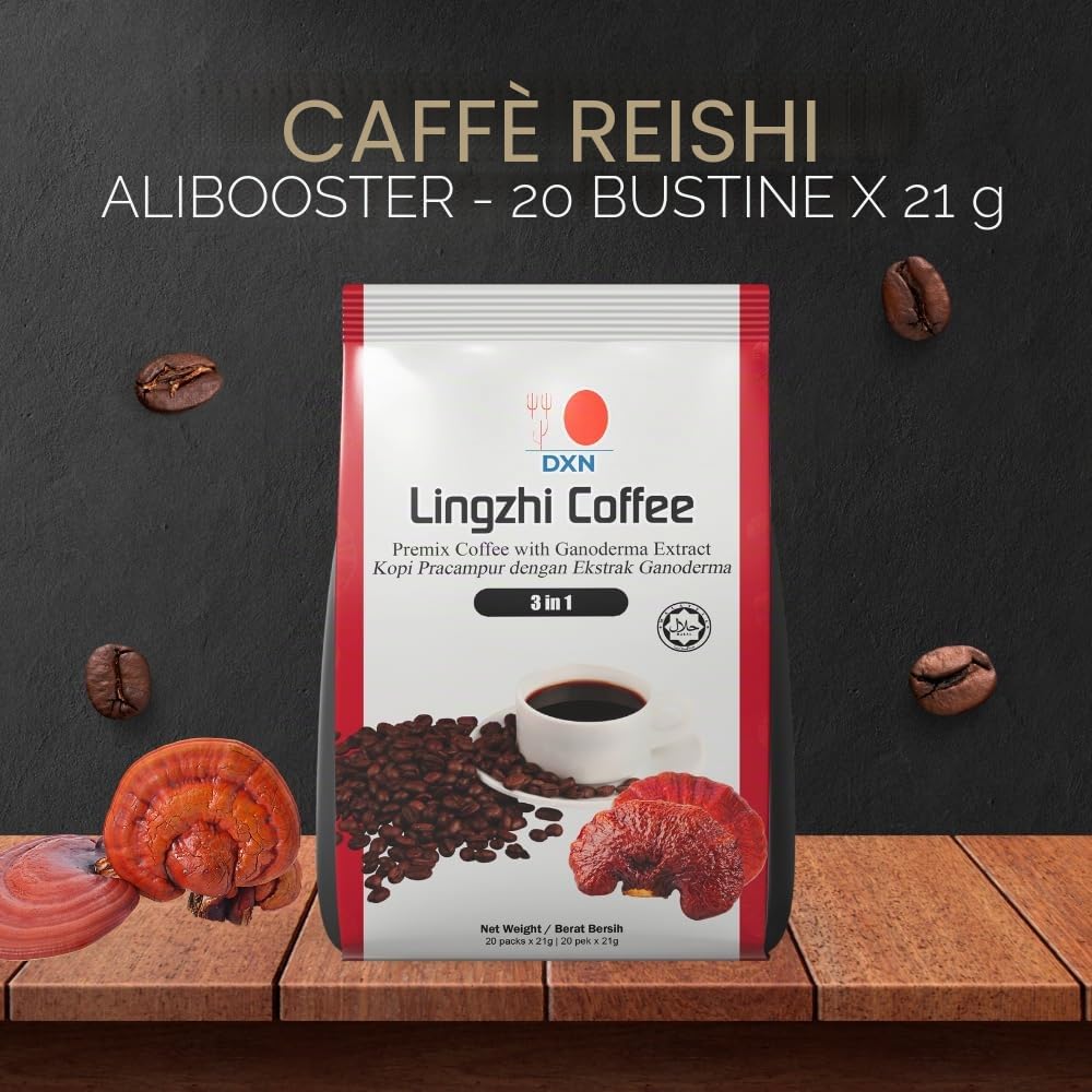 Caffè ai Funghi Ganoderma Reishi Lingzhi DXN - 20 Buste x 21g