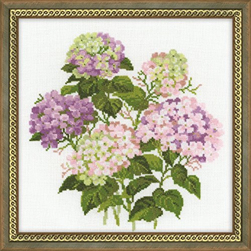 RIOLIS 1246 - Garden Hydrangea - Counted Cross Stitch Kit 13¾