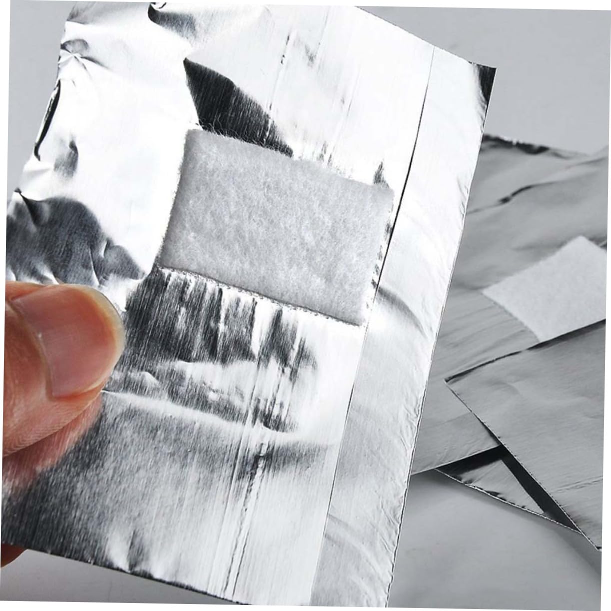 Beatifufu 250pcs Nail Polish Remover Pads Soak off Gel Nail Wraps 5 Packages Remover Pad for