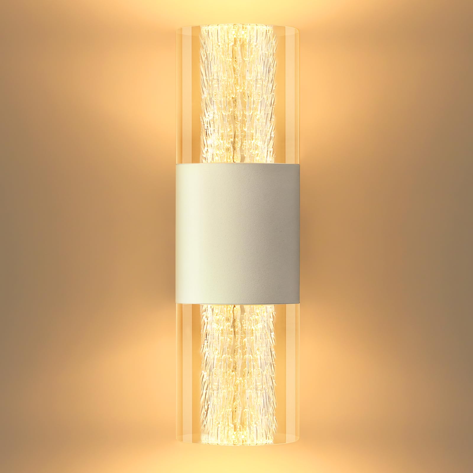 YindaLux Wandleuchte Innen, Touch-Bedienung 2700K 3000K 4000K Nachtlicht Dimmbar, 4W Wandlampe für Eingang Schlafzimmer Wohnzimmer