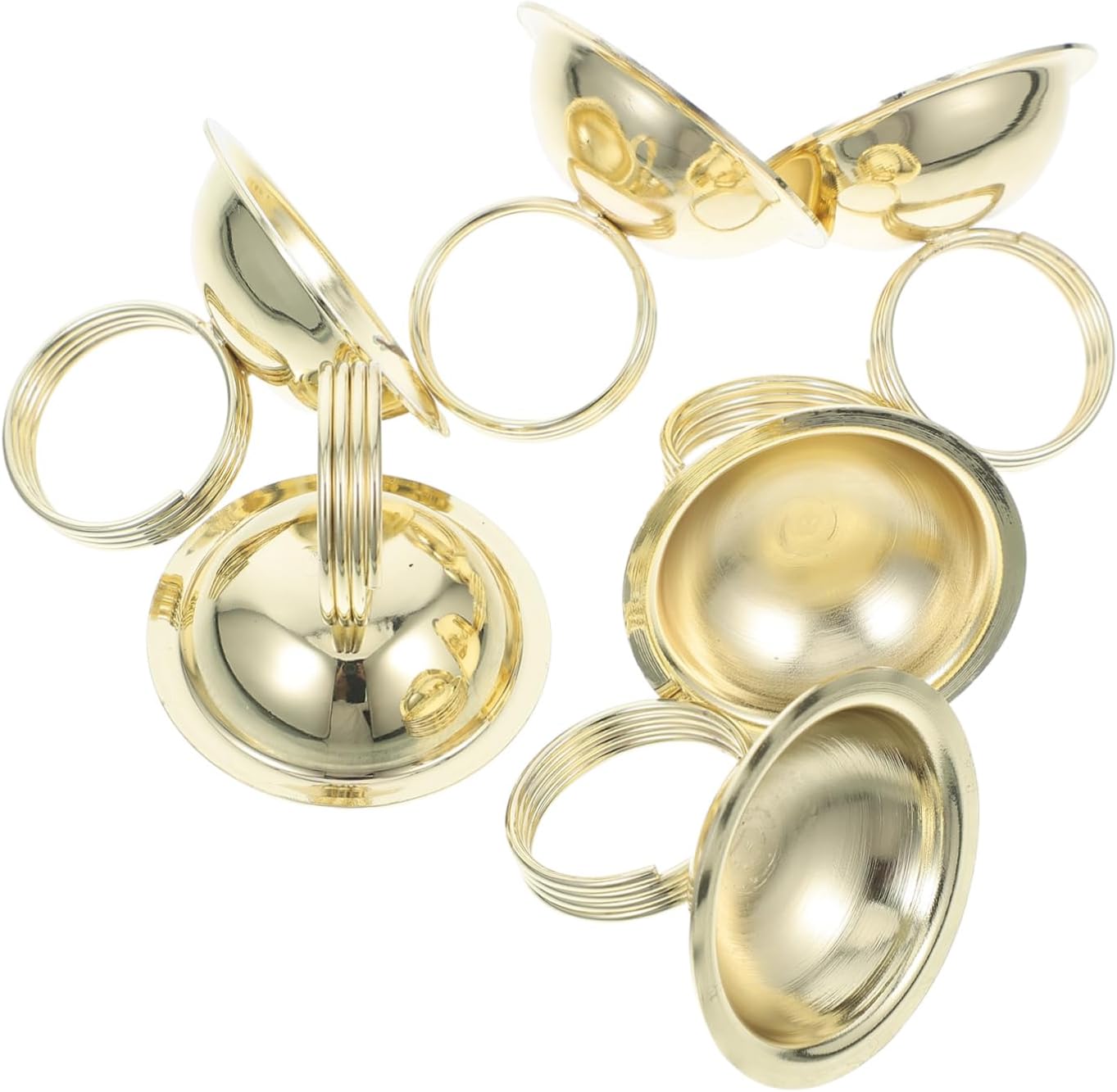 PRETYZOOM 6 Piece Golden Iron Table Number Holders for Banquets Restaurants