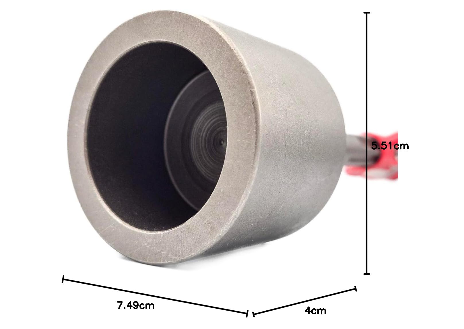 WERHE Hincapostes SDS Max 55 mm, Para Star Pickets, Acero Cromo Vanadio | para postes en T y postes de madera, compatible con SDS Max martillos demoledores, largo 200 mm, peso 1,65 kg