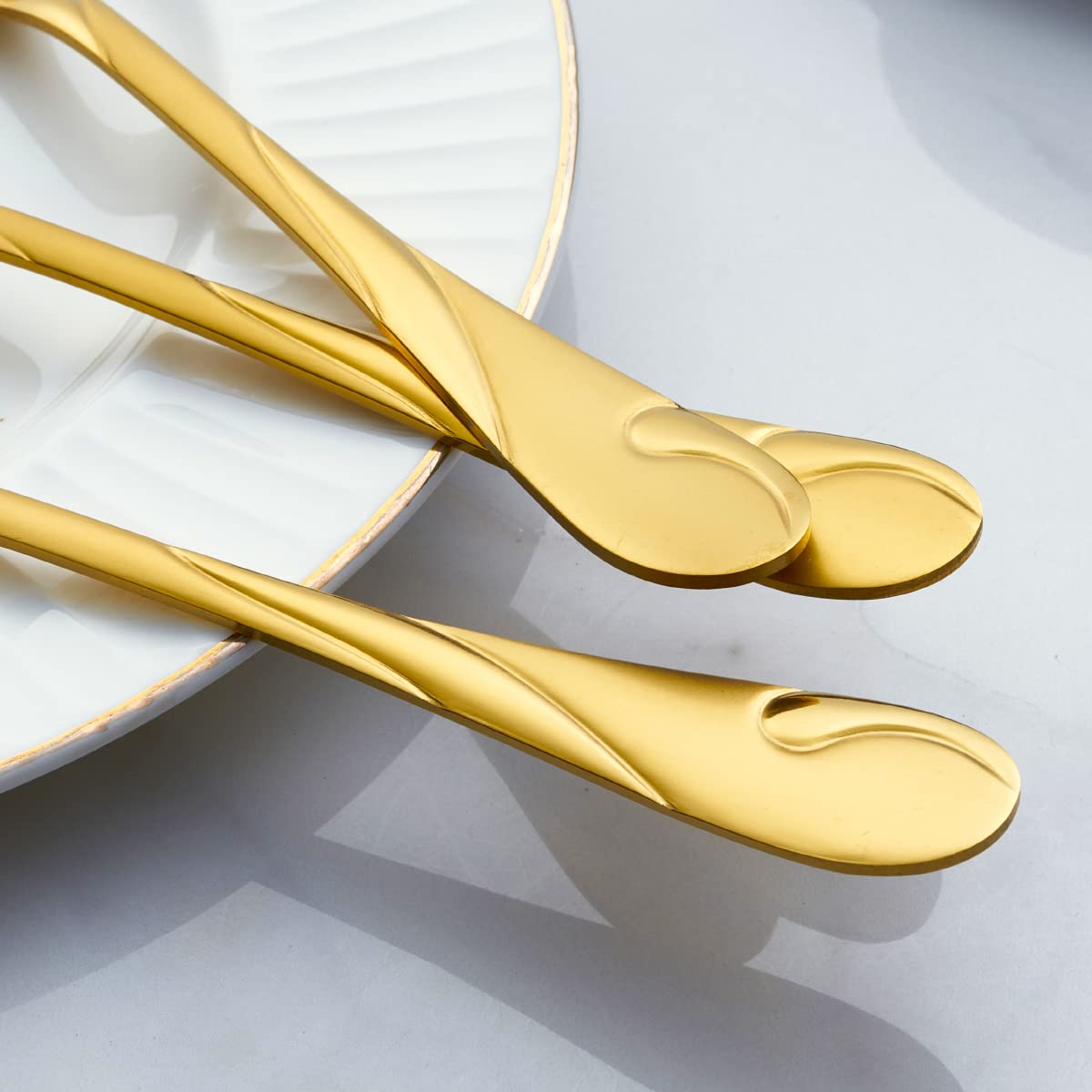 Cuillères 12 Pièces, Cuillère À Soupe De Table, Acier Inoxydable, 20 Cm