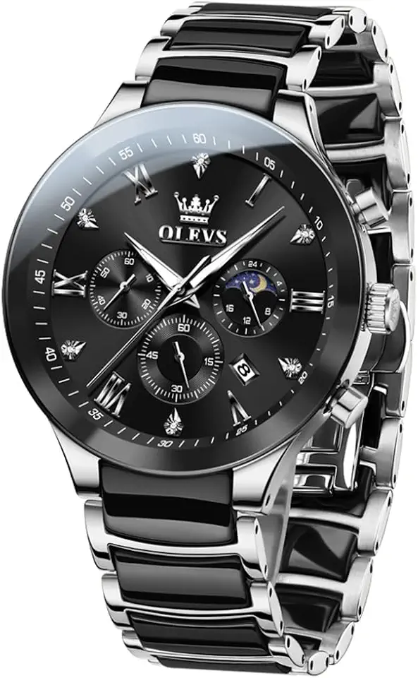 Relógio De Calendário De Quartzo Luminoso Analógico Olevs Original Relógios de Pulso Masculinos