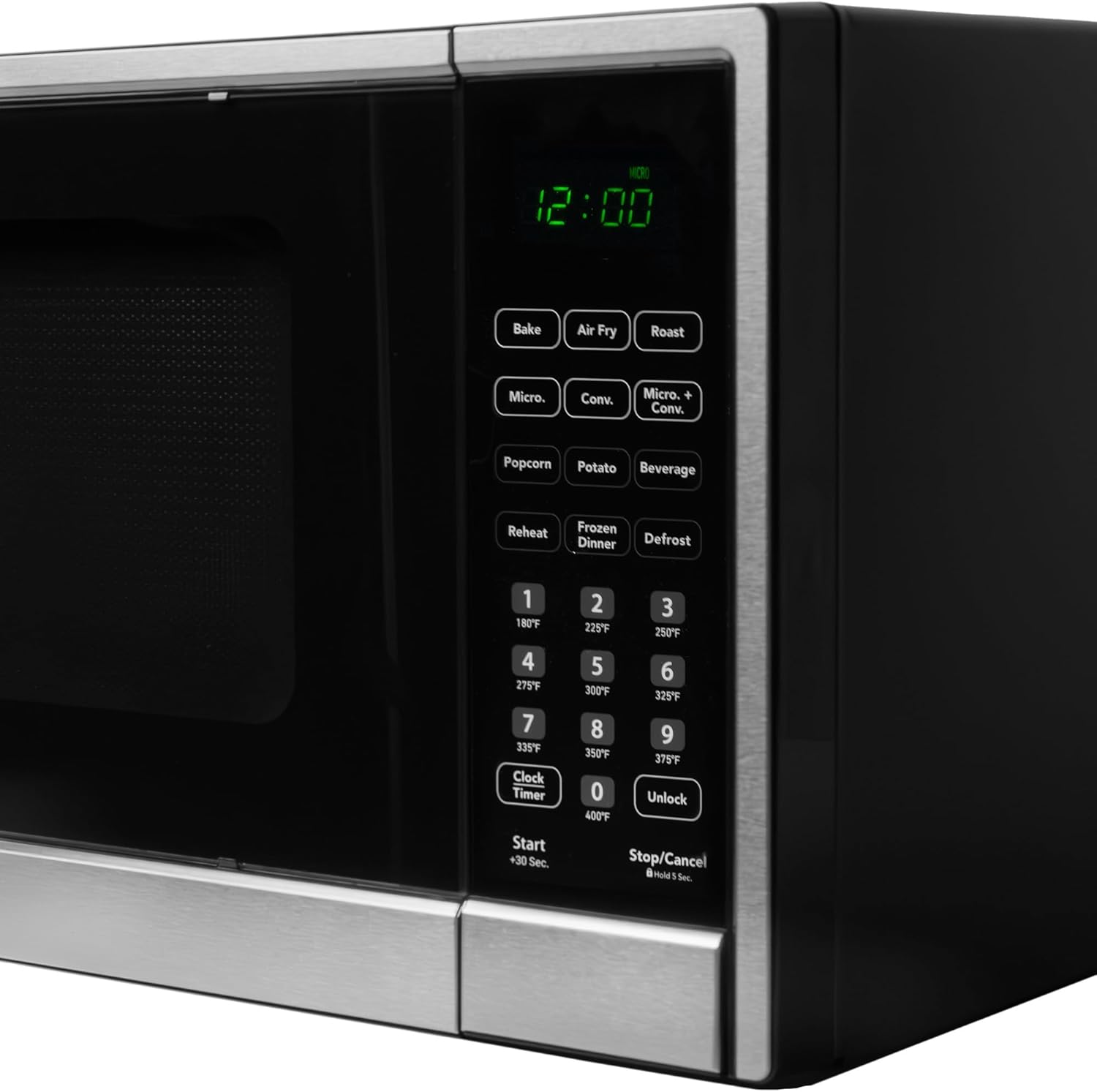 Danby 1.3 cu. ft. Multifunction Countertop Air Fry in Stainless Steel (DBMW1361ABSS) Microwave Oven