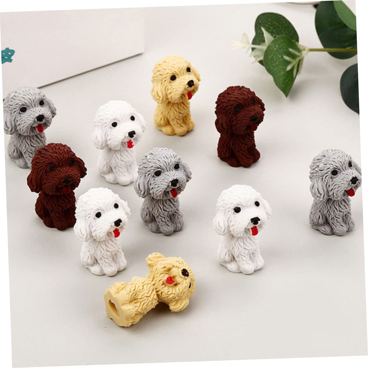 36 Stück Hunde-Radiergummis – Süße Welpen-Figuren, Ca. 3,5 Cm, Bunt, Formbar – Lustiges Schul- & Bürozubehör, Geschenk Für Tierfans