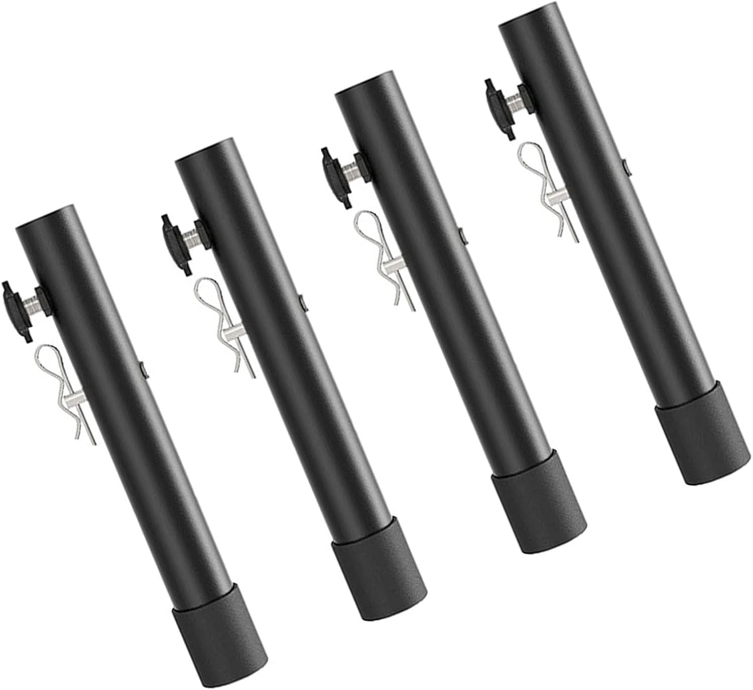 4Pcs Table Leg Extenders Set Stainless Steel Folding Table Height ...