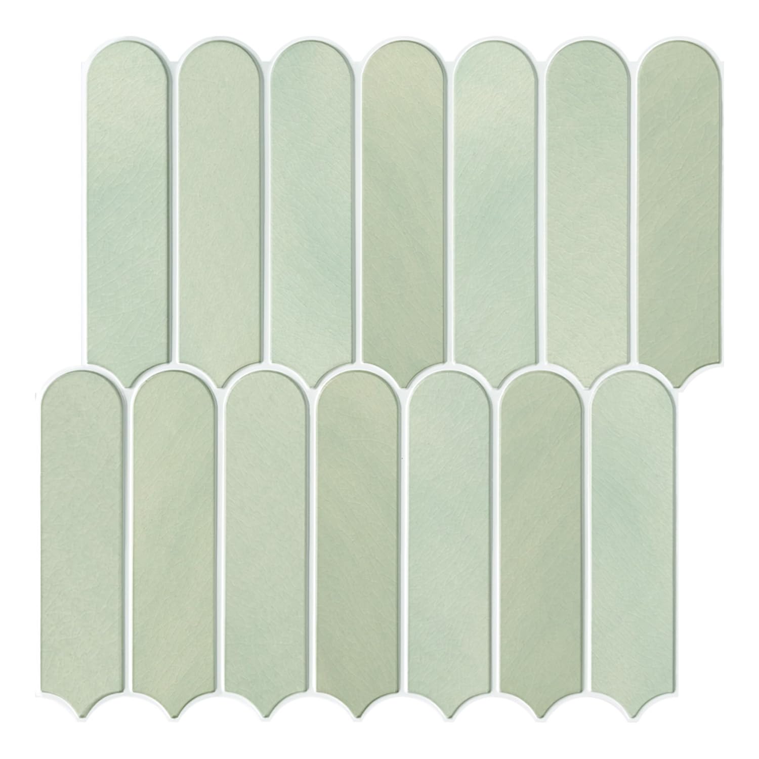 Azulejo verde 3D de PVC ideal para la cocina de tu caravana o furgoneta