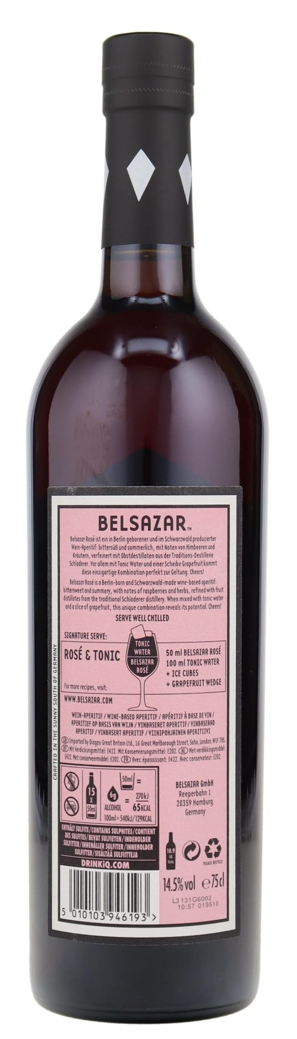 Belsazar Rosé Vermú - 750 ml