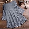 Women's 3/4 Sleeve Tops, 3/4 Length Sleeve Womens ... #2