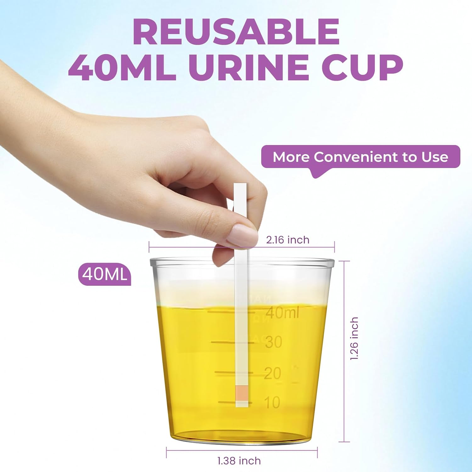 BACNUNN Ketone Test Strips - Upgraded 200 Keto Strips Urine Test for Ketogenic & Low-Carb Diets with Urine Cup - Ketosis Home Urinalysis Keto Sticks - Image 4