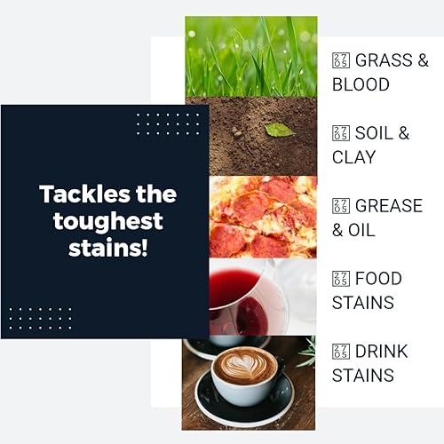 Miniatura 6 de Oxiclean Max Force - Removedor de manchas de gel en aerosol con cepillo removedor de manchas ShopexZone para lavandería, cerdas suaves para uso en