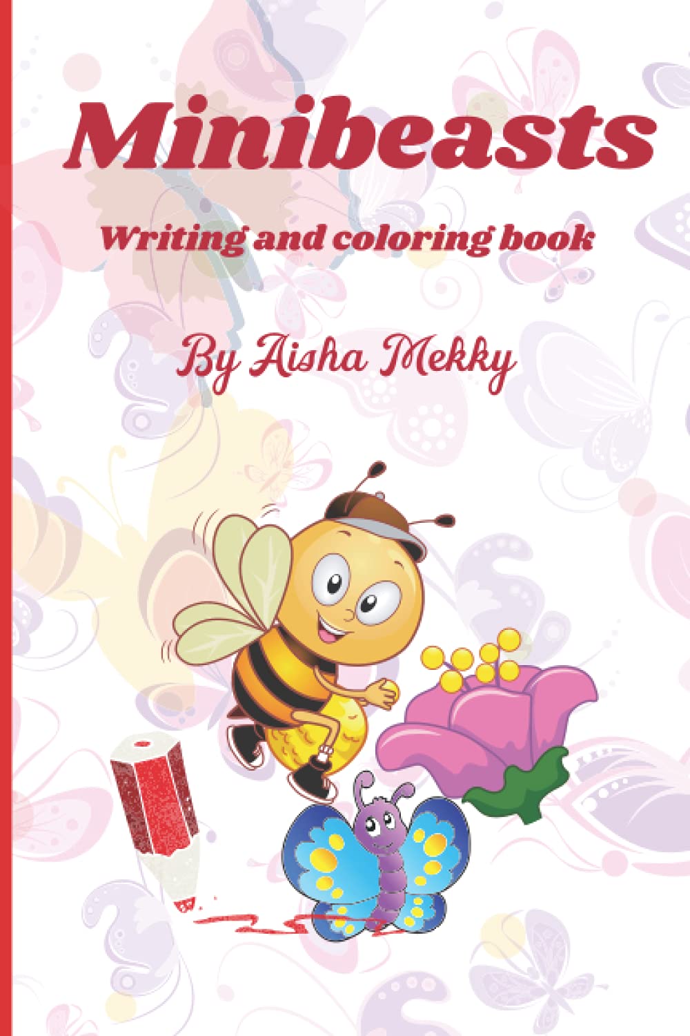 Minibeasts: writing book for kids, Unique gift ideas, training kids to learn more about nature and its creatures