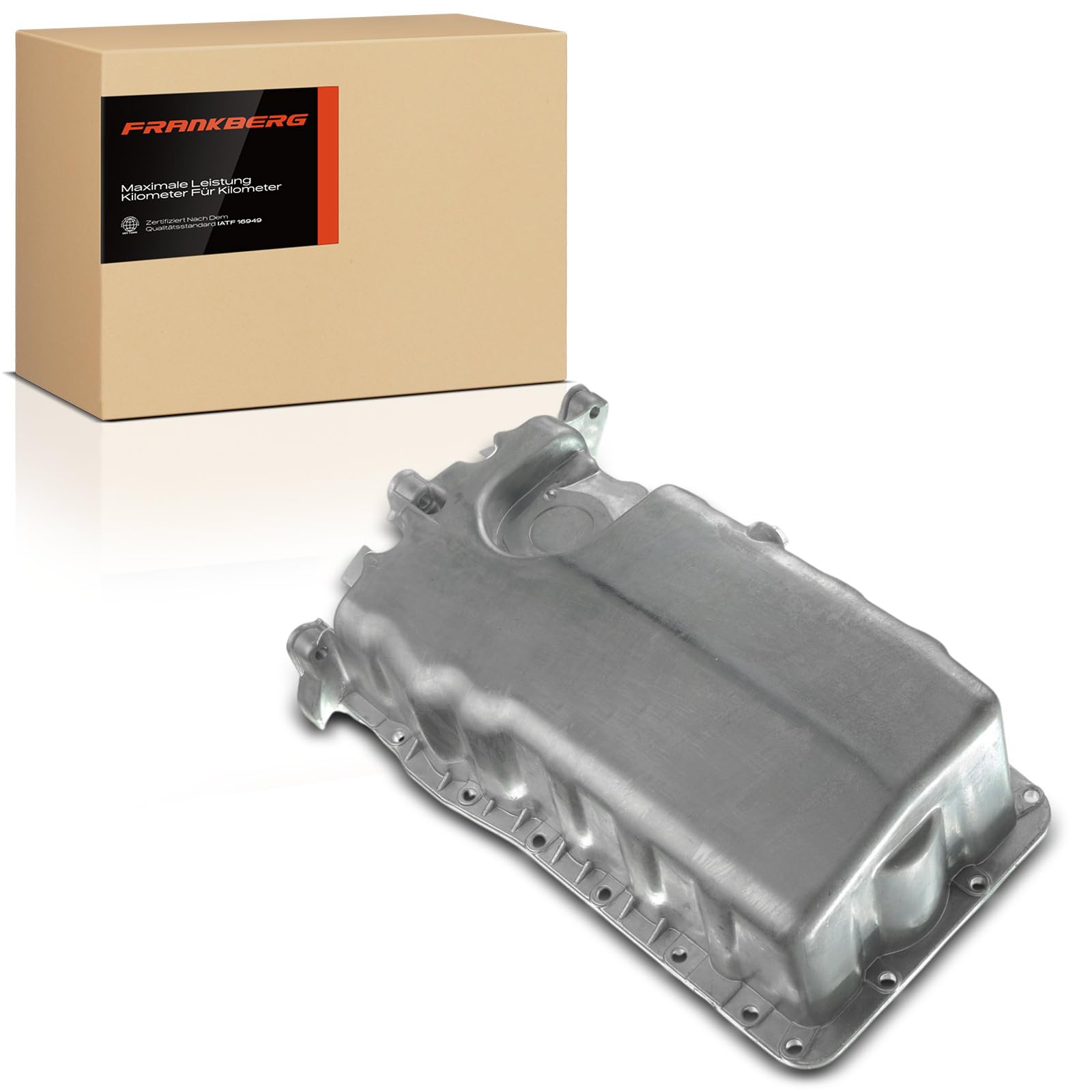 Frankberg Cárter de aceite del Motor Compatible con Golf IV 1J1 1.9L A3 8L1 1.6L Golf IV 1J1 1.6L Golf IV Variante 1J5 2.0L Golf IV Variante 1J5 1.6L Replace# V10-7190