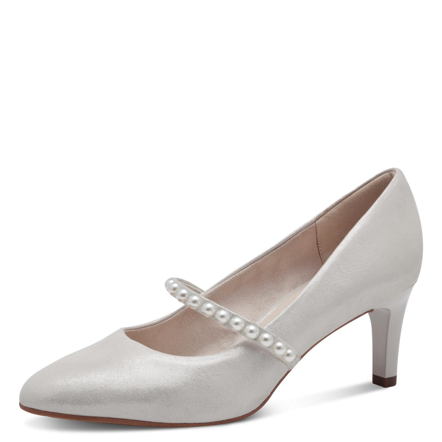 Tamaris Women's Stiletto Heel Pumps, Metallic, 6.5 UK