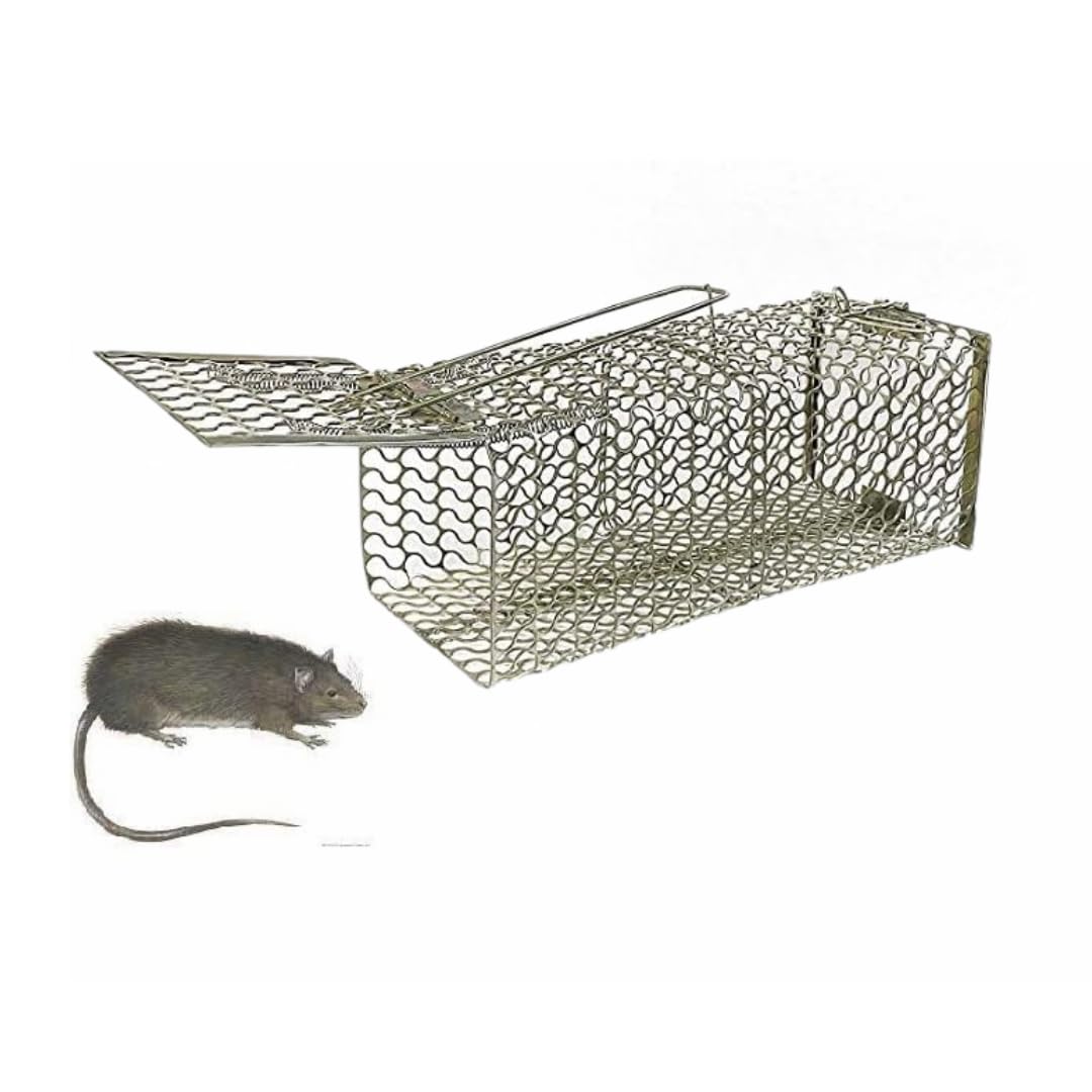 PUNJAB SHAKTI Heavy Duty Rat Catcher Trap — Humane & Reusable Mouse Trap for Home, Office & Warehouse — Easy to Set, Strong & Reliable Rodent Control