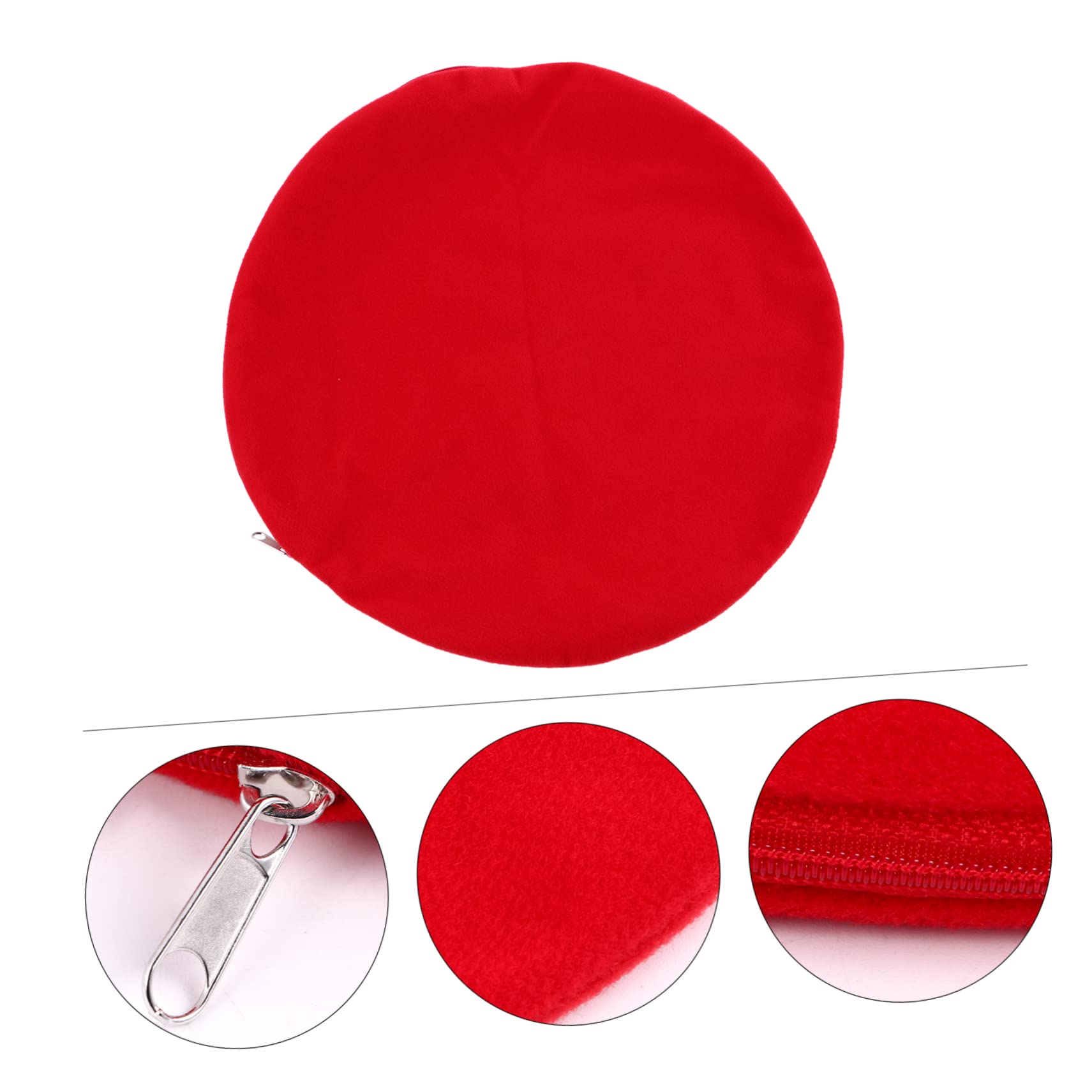 KESYOO Pet Electric Heating Pad Cover Round Winter Warmer Blanket Replacement for Cats Kittens Dogs Soft Cotton Skin Friendly Protective Cover